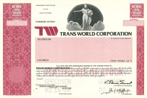 Trans World Corporation - Specimen Stock Certificate
